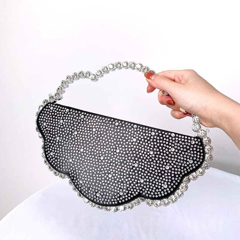 Bolso de mano con diseño de nube